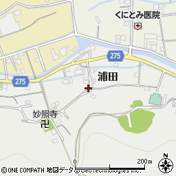 岡山県倉敷市浦田1657-2周辺の地図