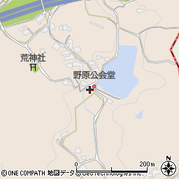 岡山県浅口市金光町上竹641周辺の地図