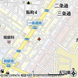 大阪府堺市堺区二条通3周辺の地図