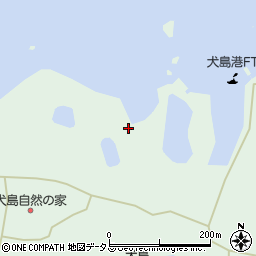 岡山県岡山市東区犬島103周辺の地図