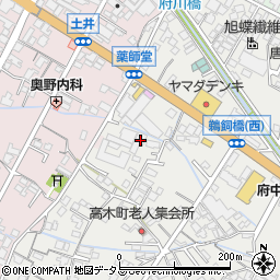 広島県府中市高木町345周辺の地図