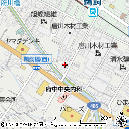広島県府中市高木町254周辺の地図