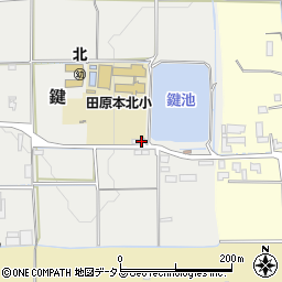 奈良県磯城郡田原本町鍵147-1周辺の地図