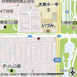 ほっかほっか亭　大泉緑地西口店周辺の地図