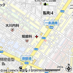大阪府堺市堺区一条通3-12周辺の地図