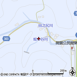 広島県山県郡安芸太田町中筒賀283周辺の地図