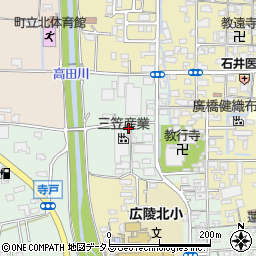 奈良県北葛城郡広陵町南23周辺の地図