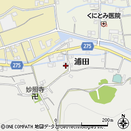 岡山県倉敷市浦田1657周辺の地図