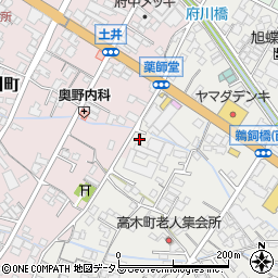 広島県府中市高木町335周辺の地図
