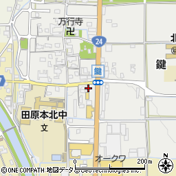 奈良県磯城郡田原本町鍵123周辺の地図
