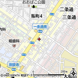 大阪府堺市堺区一条通6周辺の地図