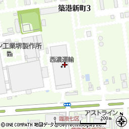 西濃運輸株式会社　堺支店周辺の地図