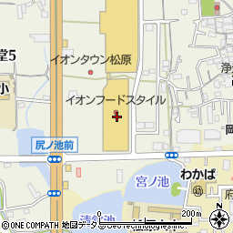 西松屋イオンタウン松原店周辺の地図