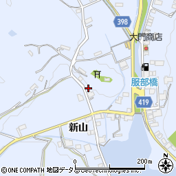 広島県福山市駅家町新山34周辺の地図
