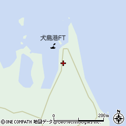 岡山県岡山市東区犬島326周辺の地図