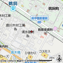 広島県府中市高木町229-1周辺の地図