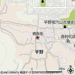 佛念寺周辺の地図