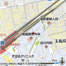 平成レンタカー新倉敷駅前店周辺の地図