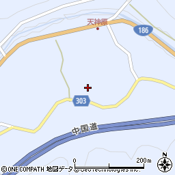 広島県山県郡安芸太田町中筒賀1022周辺の地図