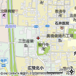 奈良県北葛城郡広陵町南2-2周辺の地図