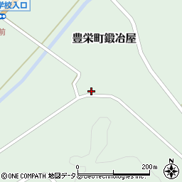 広島県東広島市豊栄町鍛冶屋1109周辺の地図