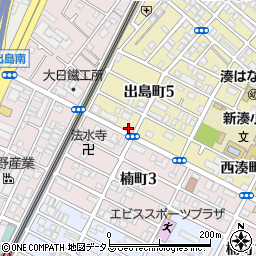 セブンイレブン堺出島町５丁店周辺の地図