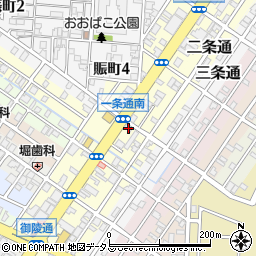 大阪府堺市堺区一条通6-12周辺の地図