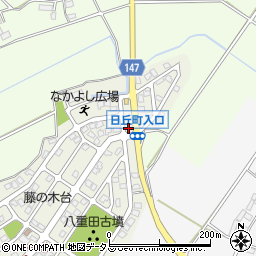 三重県松阪市日丘町1376周辺の地図
