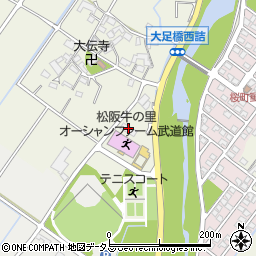 松阪農協大足店周辺の地図