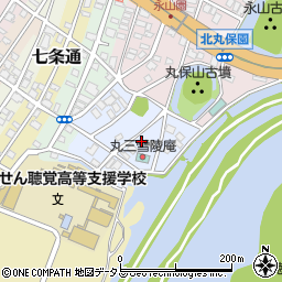 大阪府堺市堺区南丸保園3周辺の地図