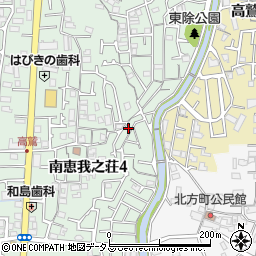 大阪府羽曳野市南恵我之荘4丁目3-13周辺の地図