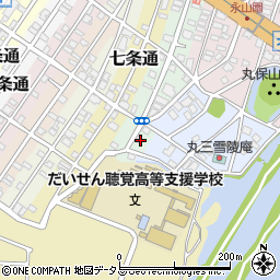 大阪府堺市堺区陵西通周辺の地図
