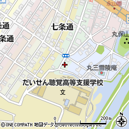大阪府堺市堺区陵西通周辺の地図