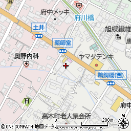 広島県府中市高木町331周辺の地図