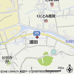 岡山県倉敷市浦田1519周辺の地図