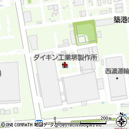 ダイキン工業堺製作所周辺の地図