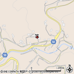 奈良県桜井市笠周辺の地図