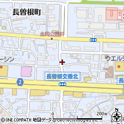 大阪府堺市北区長曽根町周辺の地図