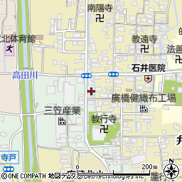 奈良県北葛城郡広陵町南1-11周辺の地図