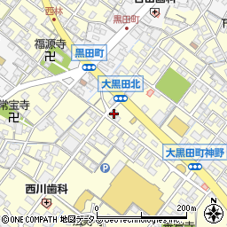セブンイレブン松阪大黒田町北店周辺の地図