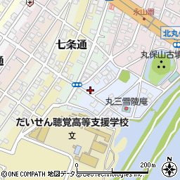 大阪府堺市堺区南丸保園1-16周辺の地図