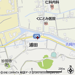 岡山県倉敷市浦田1519-1周辺の地図