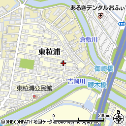 岡山県倉敷市東粒浦6-7周辺の地図