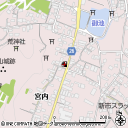 コスモ新市一の宮ＳＳ周辺の地図