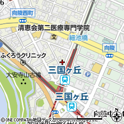 ポーラザビューティー　三国ヶ丘店周辺の地図