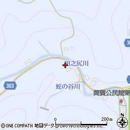 広島県山県郡安芸太田町中筒賀269周辺の地図