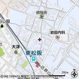 三重県松阪市大津町607周辺の地図
