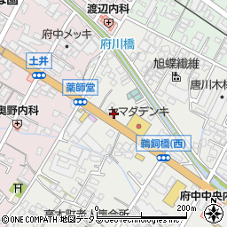 広島県府中市高木町304周辺の地図