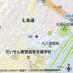 大阪府堺市堺区南丸保園1-24周辺の地図