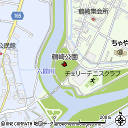 鶴崎公園周辺の地図